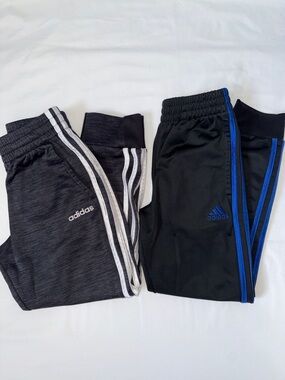 Set of 2 adidas Kids Athletic Pants with Contrast Stripes